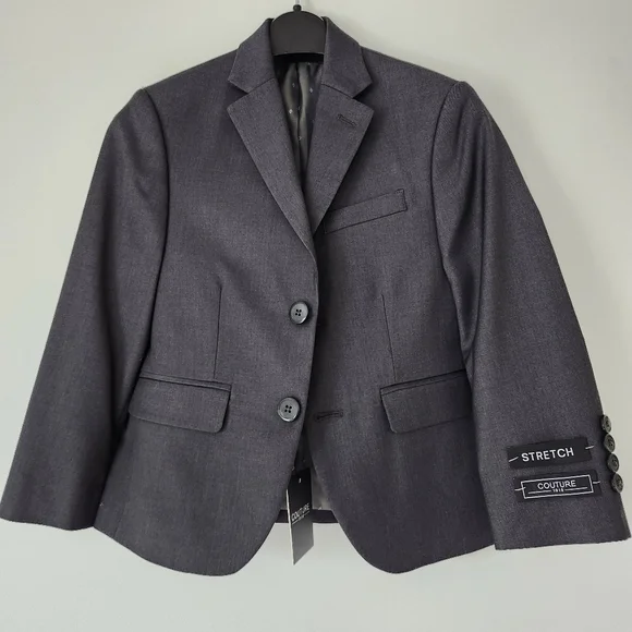 FABIAN Couture 1910 BOY’s Power Stretch Suit Separates in Charcoal - BLAZER 6B - Picture 11 of 16